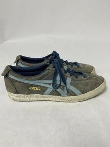 Onitsuka Tiger by Asics Gray and Blue Athletic Shoes